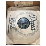 Decca 78 RPM Records in Sleeves