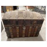 Large Dome Top Steamer Trunk