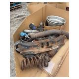 Auto Springs, Exhaust, AC Parts & Hardware Lot
