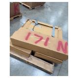 Interior Door Panels With Windows & Trim Lot