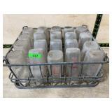 Med-O-Bloom Dairy Glass Milk Bottles Set
