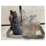 Vintage Dairy and Beverage Bottles