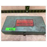 Whitney No. 5 JR Metal Punch Set, Complete