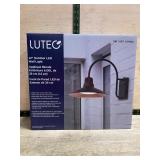 Lutec 12" Outdoor LED Wall Light, 3000K 1200lm