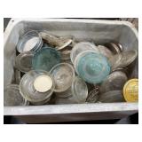 Vintage Glass and Metal Jar Lids