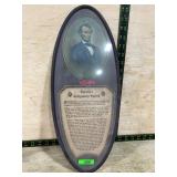 Lincoln Gettysburg Address Framed Plaque