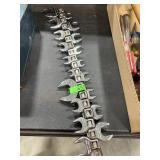 9 Armstrong Open-End Crowfoot Wrenches