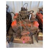 Chevrolet 350 V8 Engine Block with Carburetor