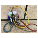 Refrigerant Manifold Gauge Set with Hoses