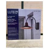 Lutec 12" Outdoor LED Wall Light, 1300 Lumens