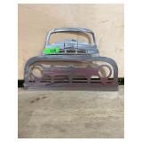 Metal Truck Shaped Decorative Wall Art