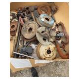 Axles, Brake Drums, Exhaust Manifold Lot