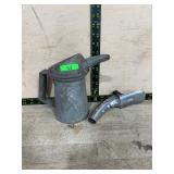 Galvanized Metal Oil Can With Canspout Attachment