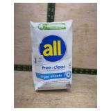 All Free Clear Dryer Sheets 250 Count
