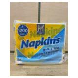 Paper Napkins 4 Packs 1200 Count
