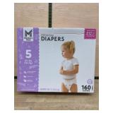 Premium Diapers Size 5 160 Count