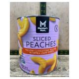 Sliced Yellow Clingstone Peaches 104 oz