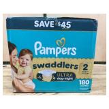 Pampers Swaddlers Ultra Size 2 Diapers 180 Ct