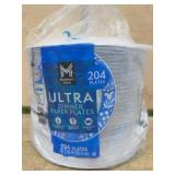 Ultra Dinner Paper Plates, 204 Count