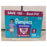 Pampers Cruisers 360ï¿½ Diapers, Size 4, 148 Ct