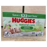 Huggies Natural Care Sensitive Wipes 1088 Ct