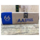 AA Alkaline Batteries 66 Pack 1.5V