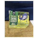 Portable Swing Lounger Chair, Blue
