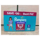 Pampers Cruisers 360? Size 5 Diapers, 124 Ct