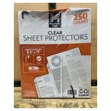 250 Count Clear Sheet Protectors