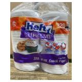 Hefty Supreme 6-Inch Snack Plates, 320 Count