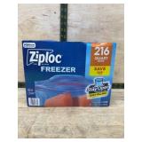 Ziploc Freezer Quart Bags 216 Count