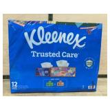 Kleenex Trusted Care 12 Flat Tissue Boxes