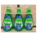 Scope Outlast Fresh Mint Mouthwash 3 Pack