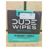 DUDE Wipes Mint Chill 8 Pack 400 Count