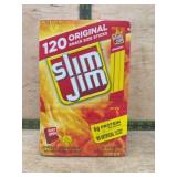 Slim Jim Original Snack Size Sticks Box