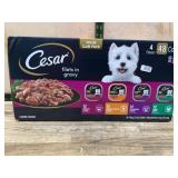 Cesar Filets in Gravy Dog Food 48 Pack