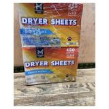 Dryer Sheets Fresh Scent 480 Sheets
