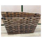 2 Rectangular Woven Baskets