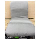 Gray Outdoor Patio Chair Cushion