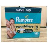 Pampers Swaddlers Size 3 Diapers 180 Ct