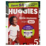 Huggies Little Movers Size 5 Diapers 144 Pack