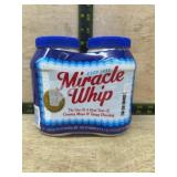 Miracle Whip Creamy Mayo Tangy Dressing 2pk