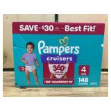 Pampers Cruisers Diapers Size 4 148 Count