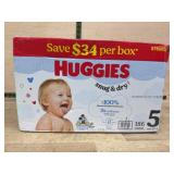 Huggies Snug & Dry Diapers Size 5 186 Ct