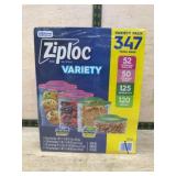 Ziploc Variety Pack Storage Bags, 347 Count