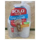 Solo To Go Plastic Cups and Lids Set