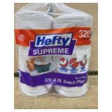 Hefty Supreme 6-Inch Snack Plates, 320 Ct