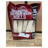 Beefhide Retriever Rolls Dog Chews 15 Pack