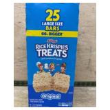 Kellogg's Rice Krispies Treats 25 Bar Box
