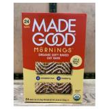 Made Good Mornings Organic Oat Bars 24 Pack
